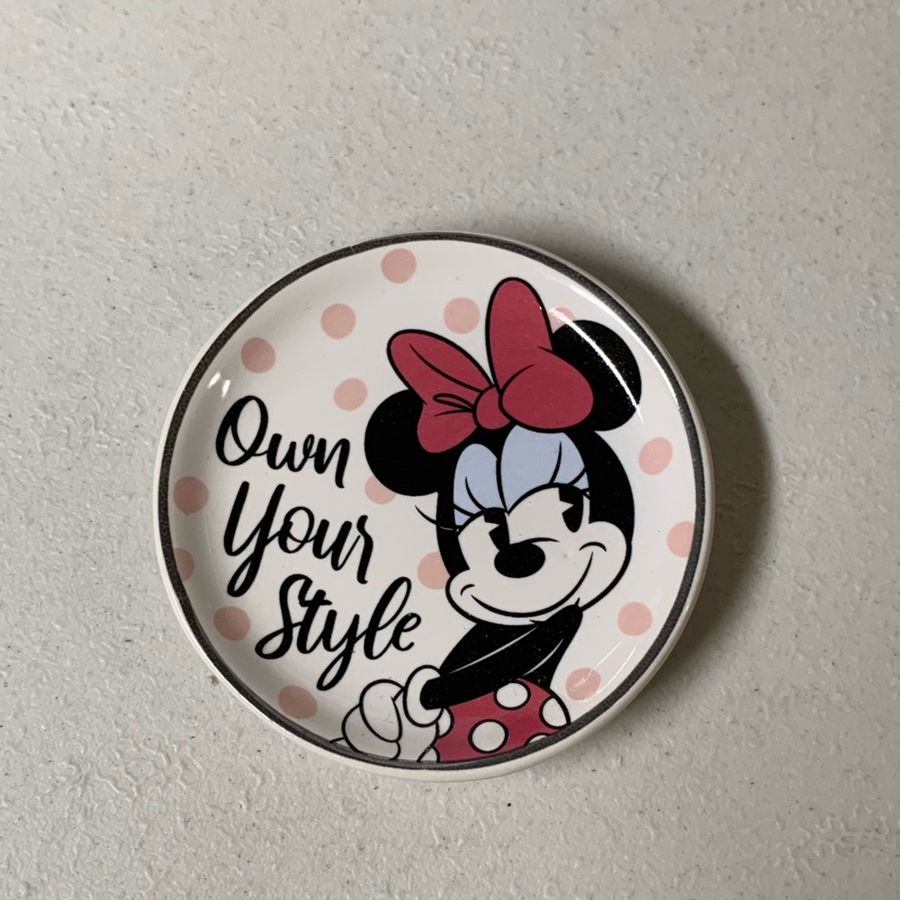 Disney Minnie Mouse Polka Dot Trinket Tray